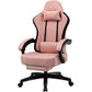 GTPLAYER Fabric Gaming Chair with Footrest, Computer Desk Chair with Pocket Spring Cushion, Home Office Ergonomic Chair