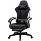 GTPLAYER Fabric Gaming Chair with Footrest, Computer Desk Chair with Pocket Spring Cushion, Home Office Ergonomic Chair