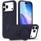 For iPhone Air ,17 Pro Case ELVEV Magnetic Shockproof Hard PC +Soft TPU Multi-angle Rotating Ring Cover iPhone 17 Pro Max cases