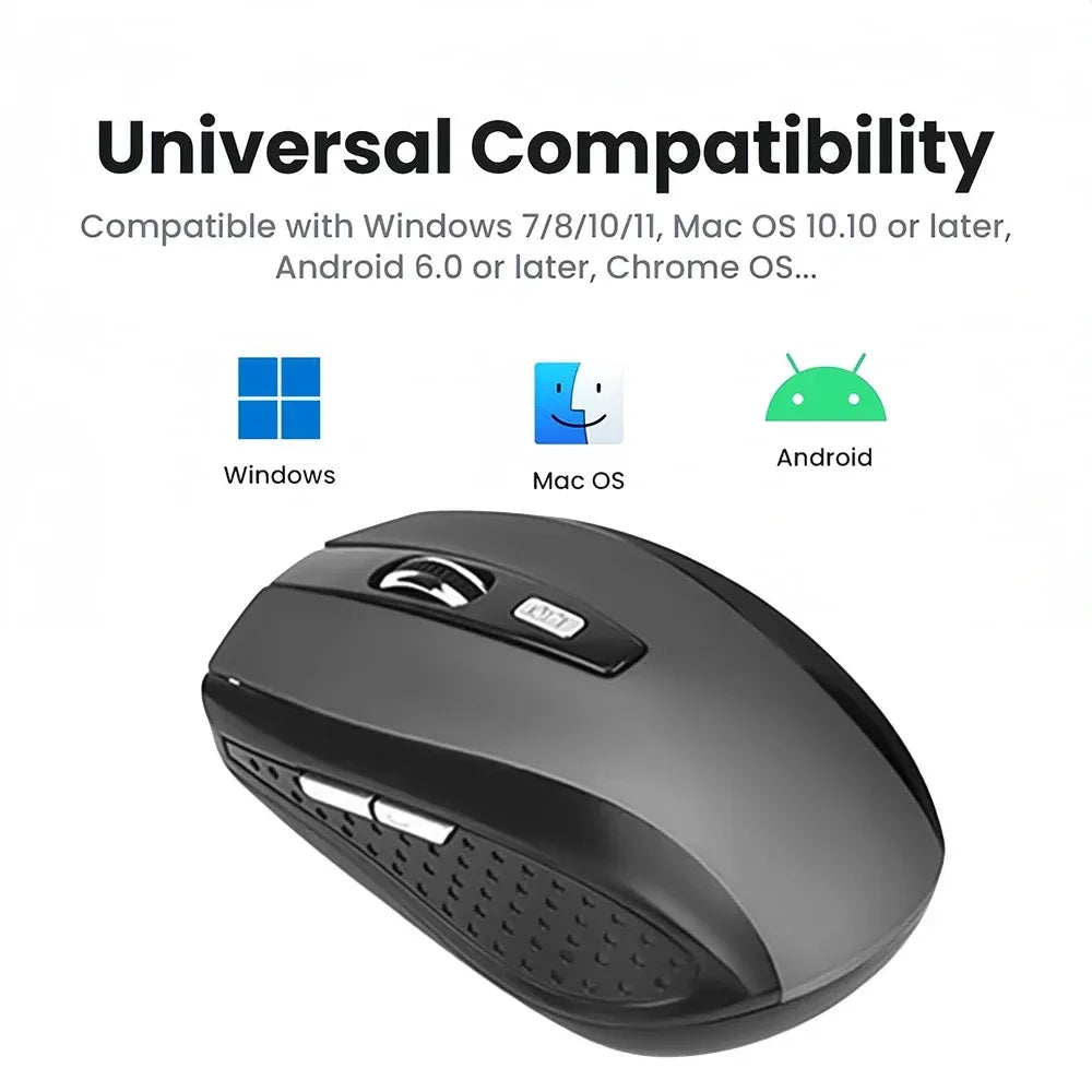 Wireless Mouse 2.4G Portable Optical Ergonomic Mice For Laptop iPad Tablet Notebook Mobile Phone Office Gaming Mouse USB Adapter