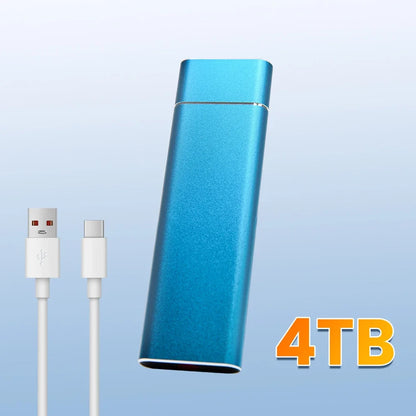 High Performance External SSD 1TB 4TB USB3.1 Portable Hard Disk For Desktop Laptop Device
