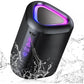Bluetooth Speaker, 2026 Portable Wireless Speakers with Led Light, Bluetooth 5.4, 24H Playtime, Enhanced Bass, IPX7 Waterproof