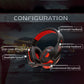 Headphones 3.5mm Wired Gaming Headset Earphones Music For Computer With Mic Headset Stereo Virtual Surround Bass LED Light Gamer