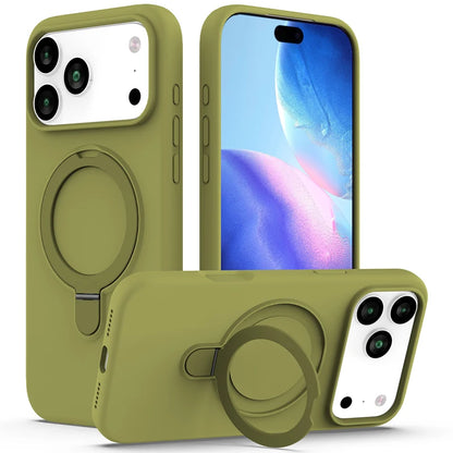 For iPhone Air ,17 Pro Case ELVEV Magnetic Shockproof Hard PC +Soft TPU Multi-angle Rotating Ring Cover iPhone 17 Pro Max cases