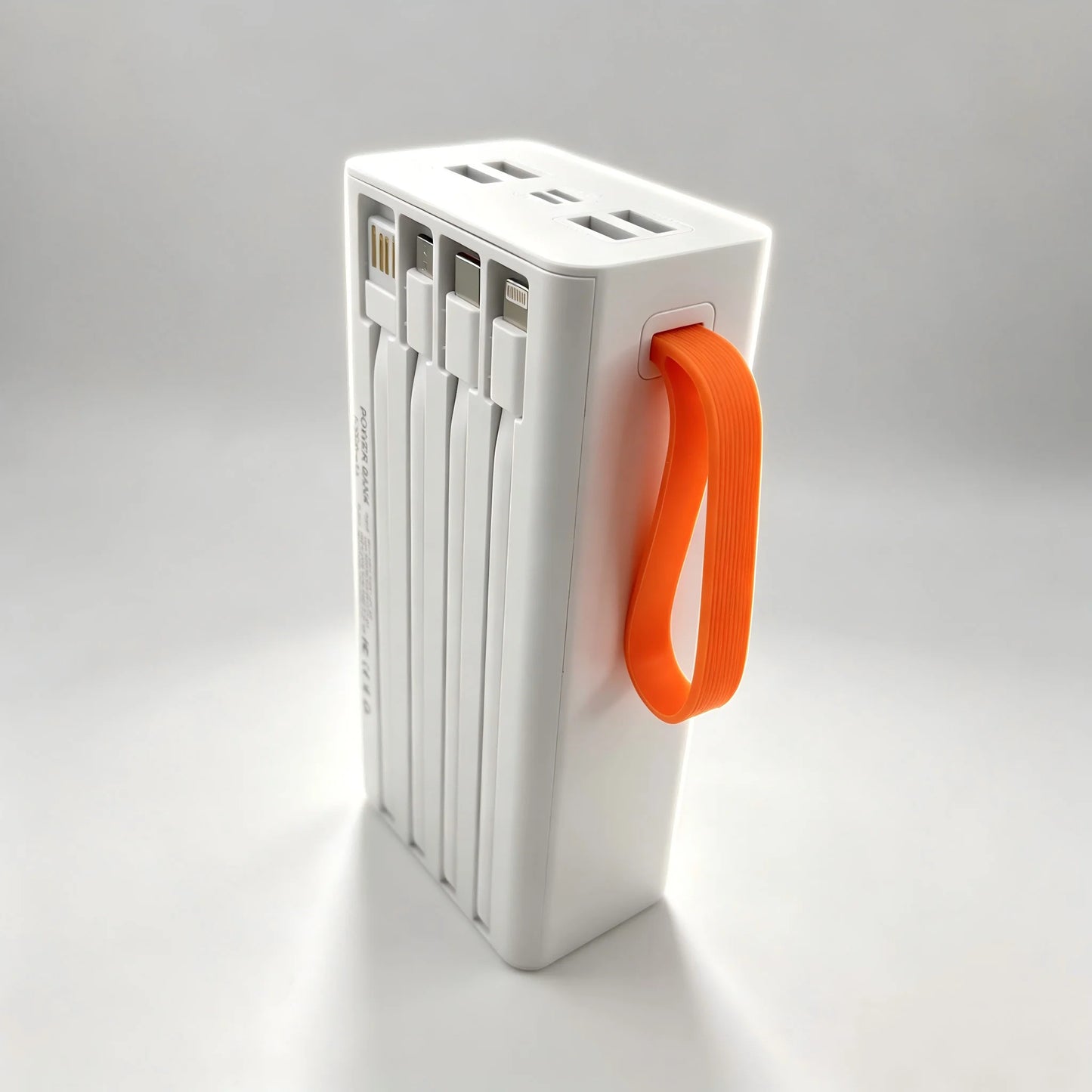 50000mAh Power Bank 120W Fast Charging Portable Charger Built-in Cable External Battery Pack PD USB C LED Display Powerbank