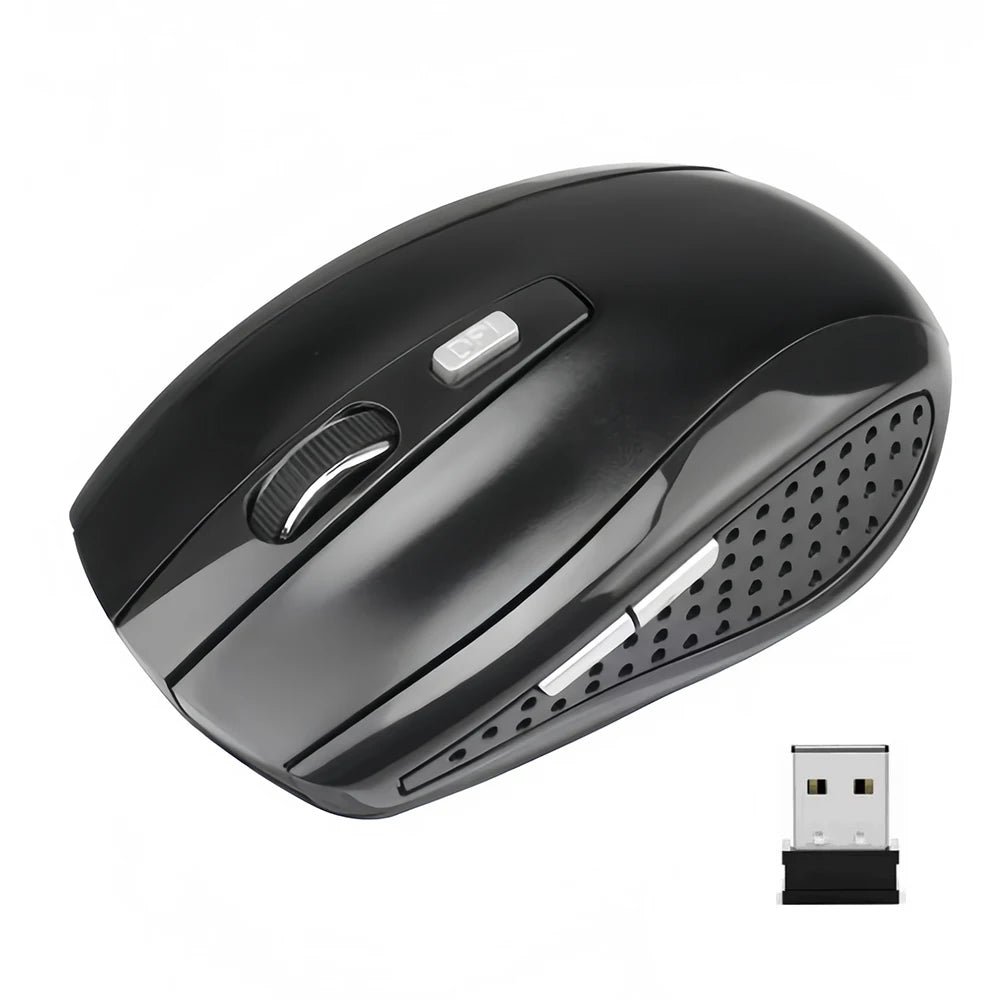 Wireless Mouse 2.4G Portable Optical Ergonomic Mice For Laptop iPad Tablet Notebook Mobile Phone Office Gaming Mouse USB Adapter