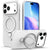 For iPhone Air ,17 Pro Case ELVEV Magnetic Shockproof Hard PC +Soft TPU Multi-angle Rotating Ring Cover iPhone 17 Pro Max cases
