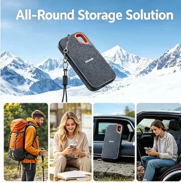 128TB External SSD Portable Solid State Drive 1TB Hard Drive Small Body Big Performance Basic Daily Storage