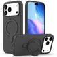 For iPhone Air ,17 Pro Case ELVEV Magnetic Shockproof Hard PC +Soft TPU Multi-angle Rotating Ring Cover iPhone 17 Pro Max cases
