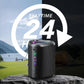 Bluetooth Speaker, 2026 Portable Wireless Speakers with Led Light, Bluetooth 5.4, 24H Playtime, Enhanced Bass, IPX7 Waterproof