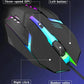 Latest high-quality ergonomic gaming mouse, suitable for desktop and laptop computers, 4-button USB RGB backlit mouse