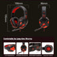 3.5mm Wired Gaming Headsets With 120° Adjustable Noise Cancelling Microphone Gamer Headphones For PS4/PS5/Xbox Smartphone Laptop