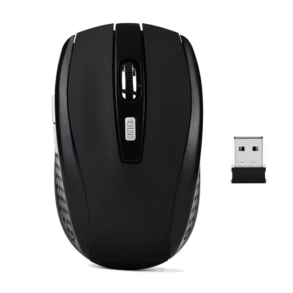 Wireless Mouse 2.4G Portable Optical Ergonomic Mice For Laptop iPad Tablet Notebook Mobile Phone Office Gaming Mouse USB Adapter