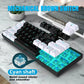60% Mechanical Keyboard, Gaming Keyboard With Blue Switches And Sea Blue Backlit Small Compact