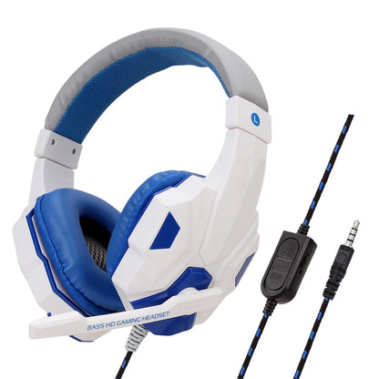 Headphones 3.5mm Wired Gaming Headset Earphones Music For Computer With Mic Headset Stereo Virtual Surround Bass LED Light Gamer