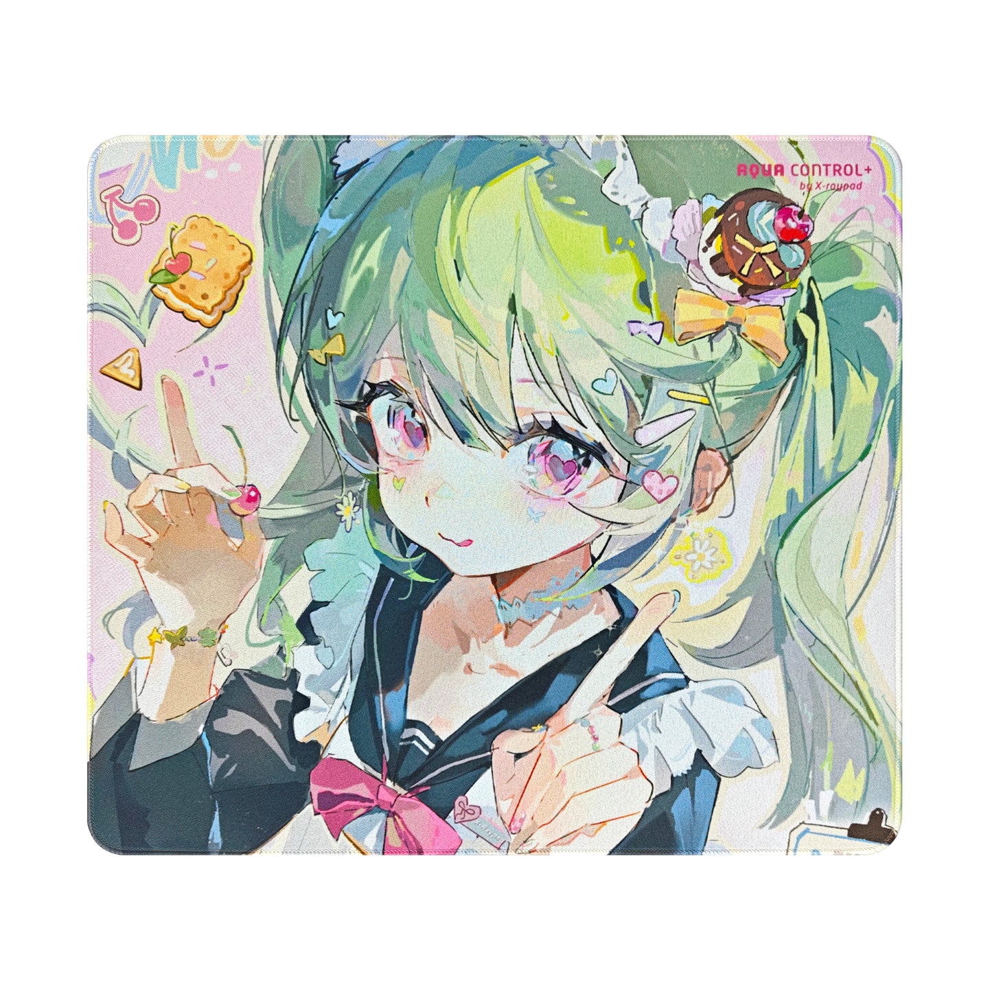 450x400x4mm X-Raypad Aqua Control Plus Gaming Mouse Pads – Mint Esports Mouse Pad Keyboard Anti Slip Pad Desktop Gaming Gears