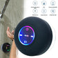 Bluetooth Speaker Portable Wireless Mini LED Speaker With Mic Suction Cup IPX4 Waterproof Resistant For Travel Outdoor Bathroom