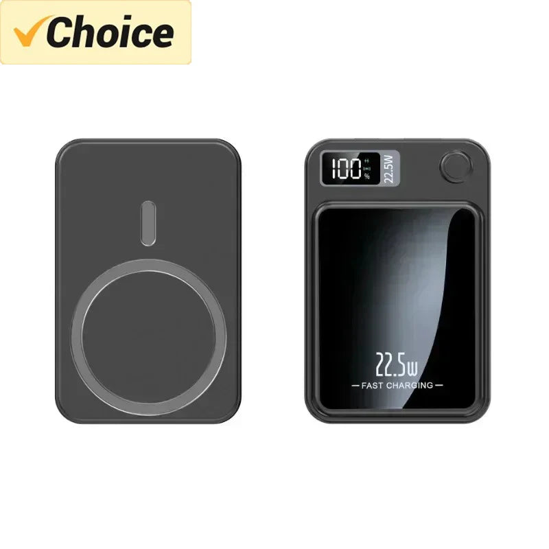 Magnetic Power Bank 50000mAh Large Capacity Wireless Fast Charging Suitable for iPhone Xiaomi Huawei universal mobile Power Bank