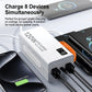 50000mAh Power Bank 120W Fast Charging Portable Charger Built-in Cable External Battery Pack PD USB C LED Display Powerbank